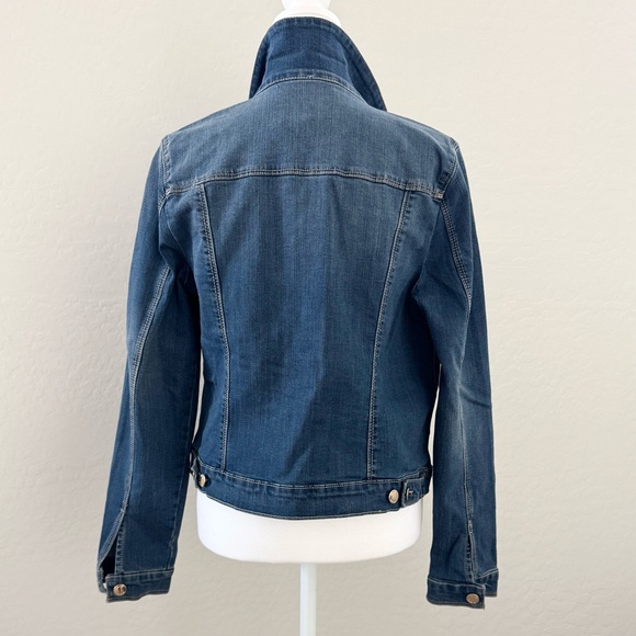 Anne Klein Classic Phoenix Blue Denim Jacket - Picture 2 of 6
